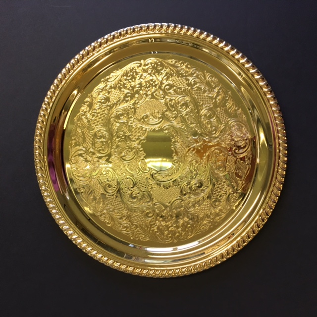 Gold drink trays